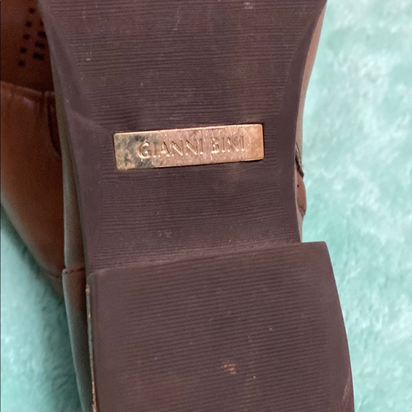 Brown Leather Knee-High Boots - Picture 2 of 4